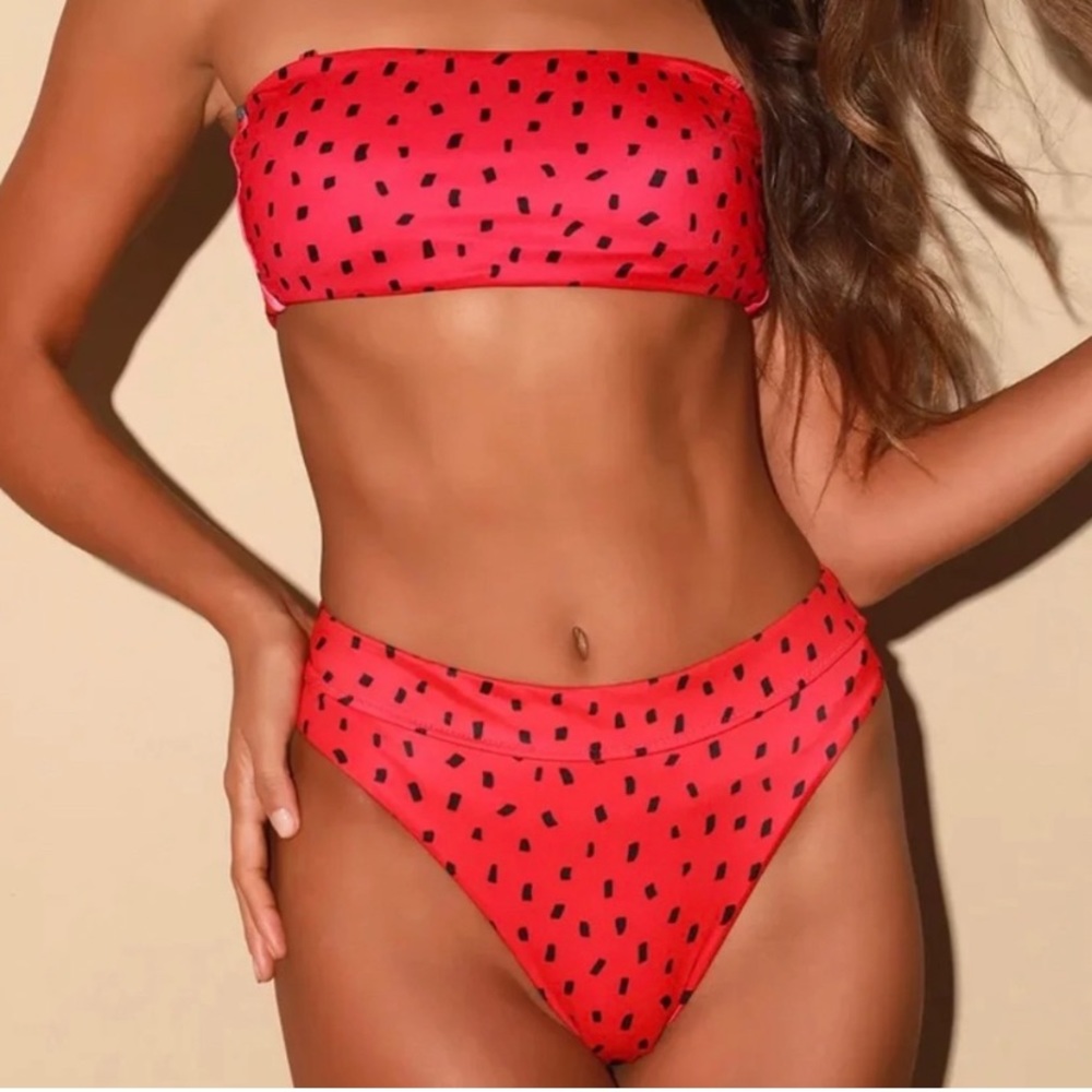 🔥🔥 BILLABONG X SINCERELY JULES BOKINI STRETCH BODYCON BIKINI BOTTOMS S NWOT